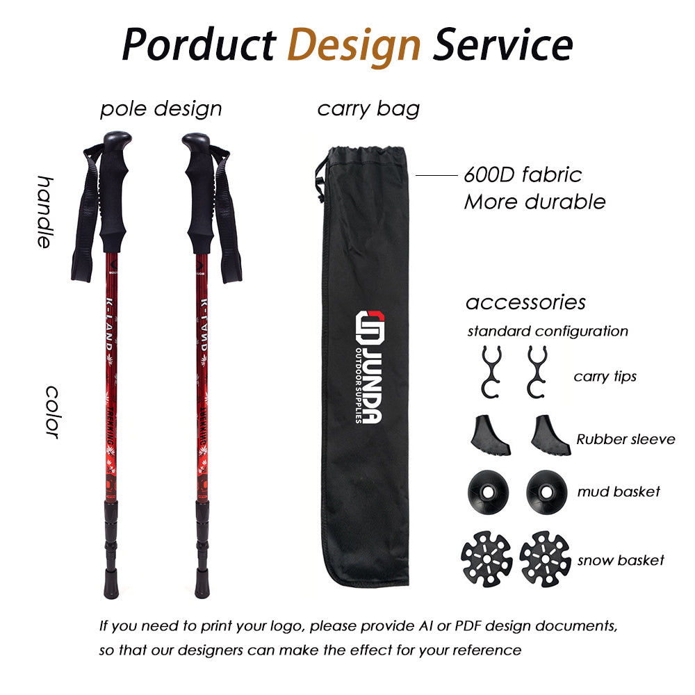 REKTO EVA Handle Telescopic Trekking Pole