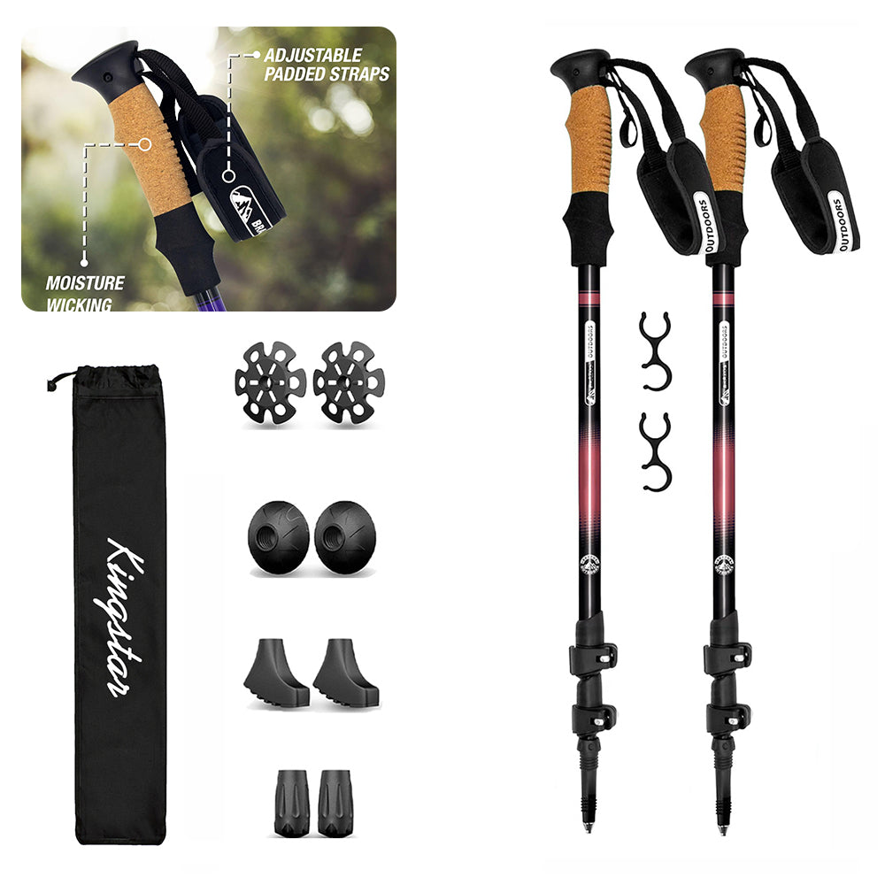 REKTO Cork EVA Handle Trekking Pole