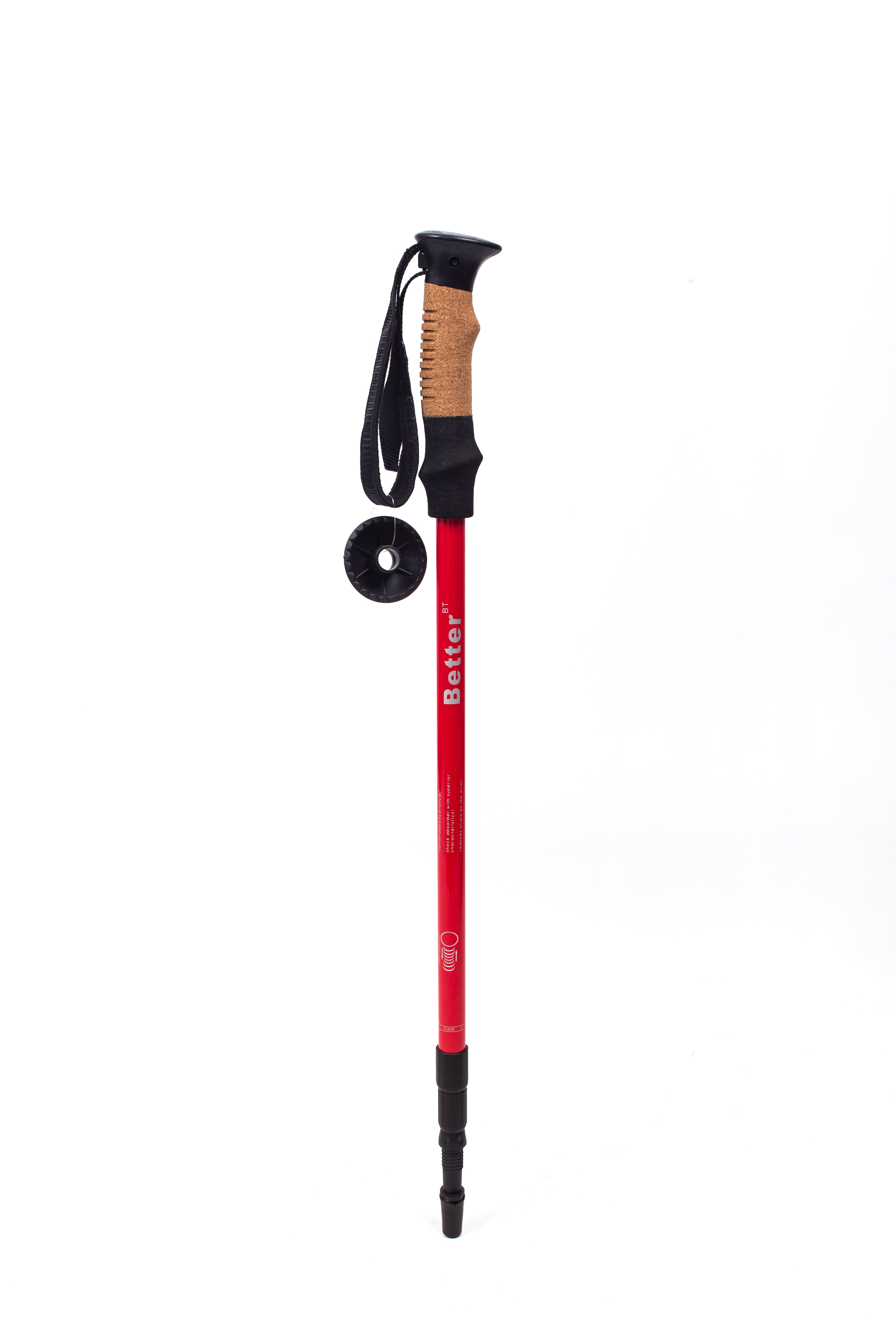 REKTO Cork+EVA Handle Telescopic Trekking Pole