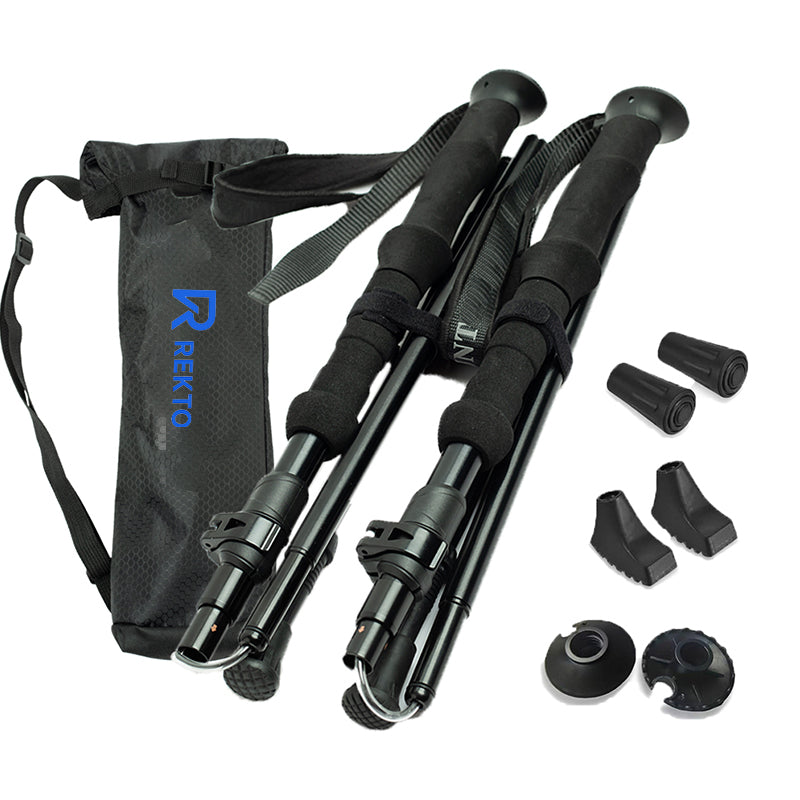 REKTO 접이식 트레킹 폴 - EVA 손잡이