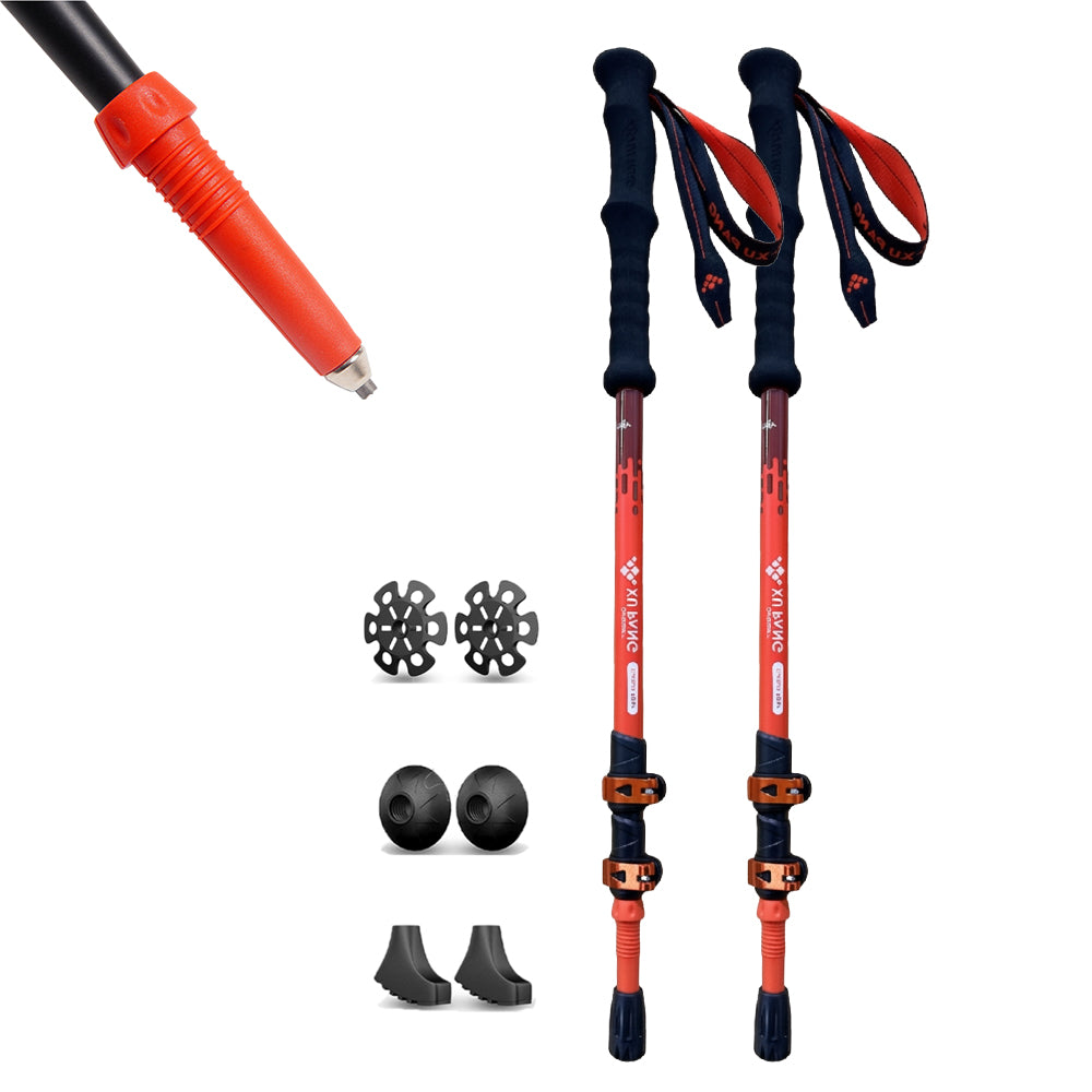 wholesale Aluminum 3-Section Hiking Poles | Factory Direct Supply | REKTO
