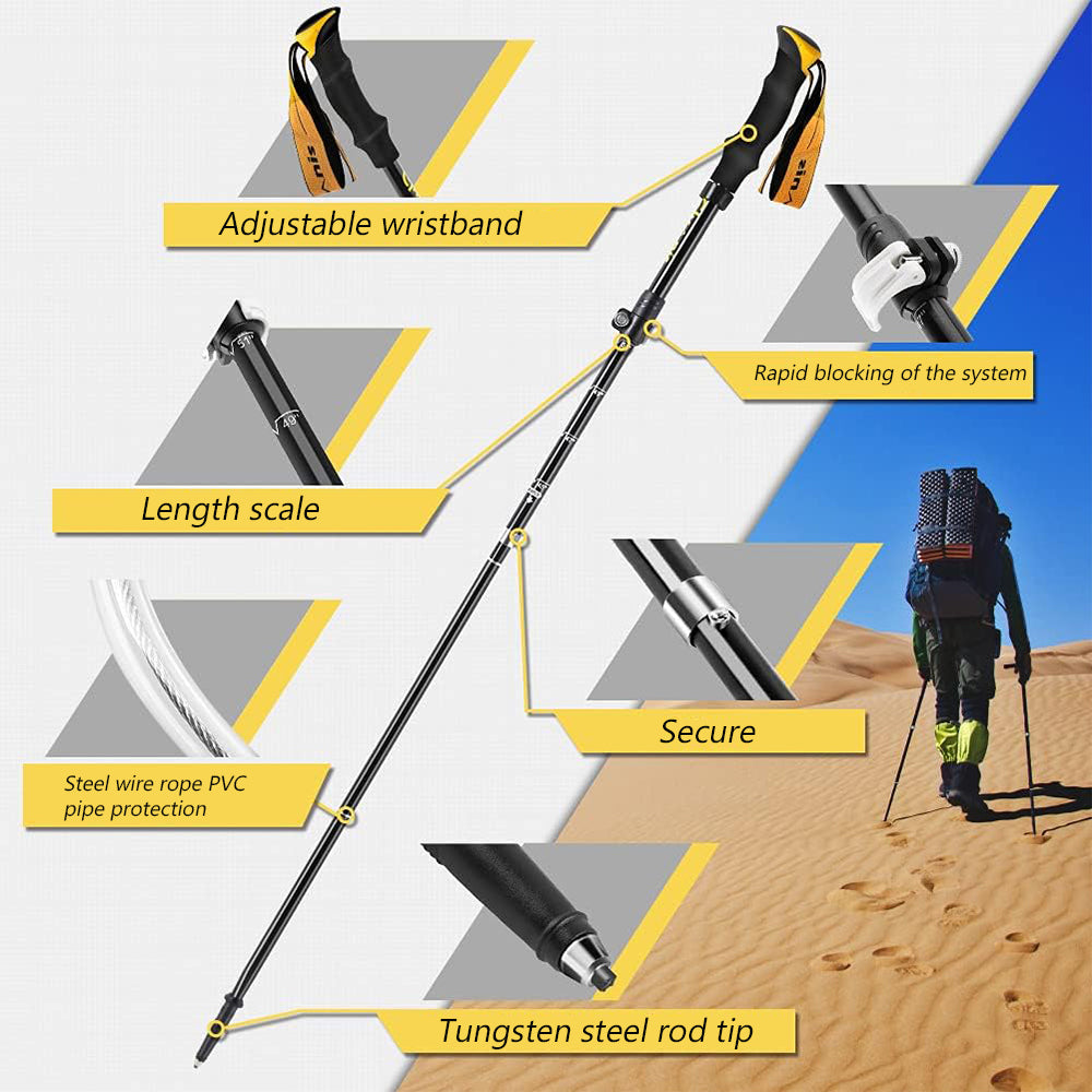 REKTO EVA Handle Foldable Trekking Pole