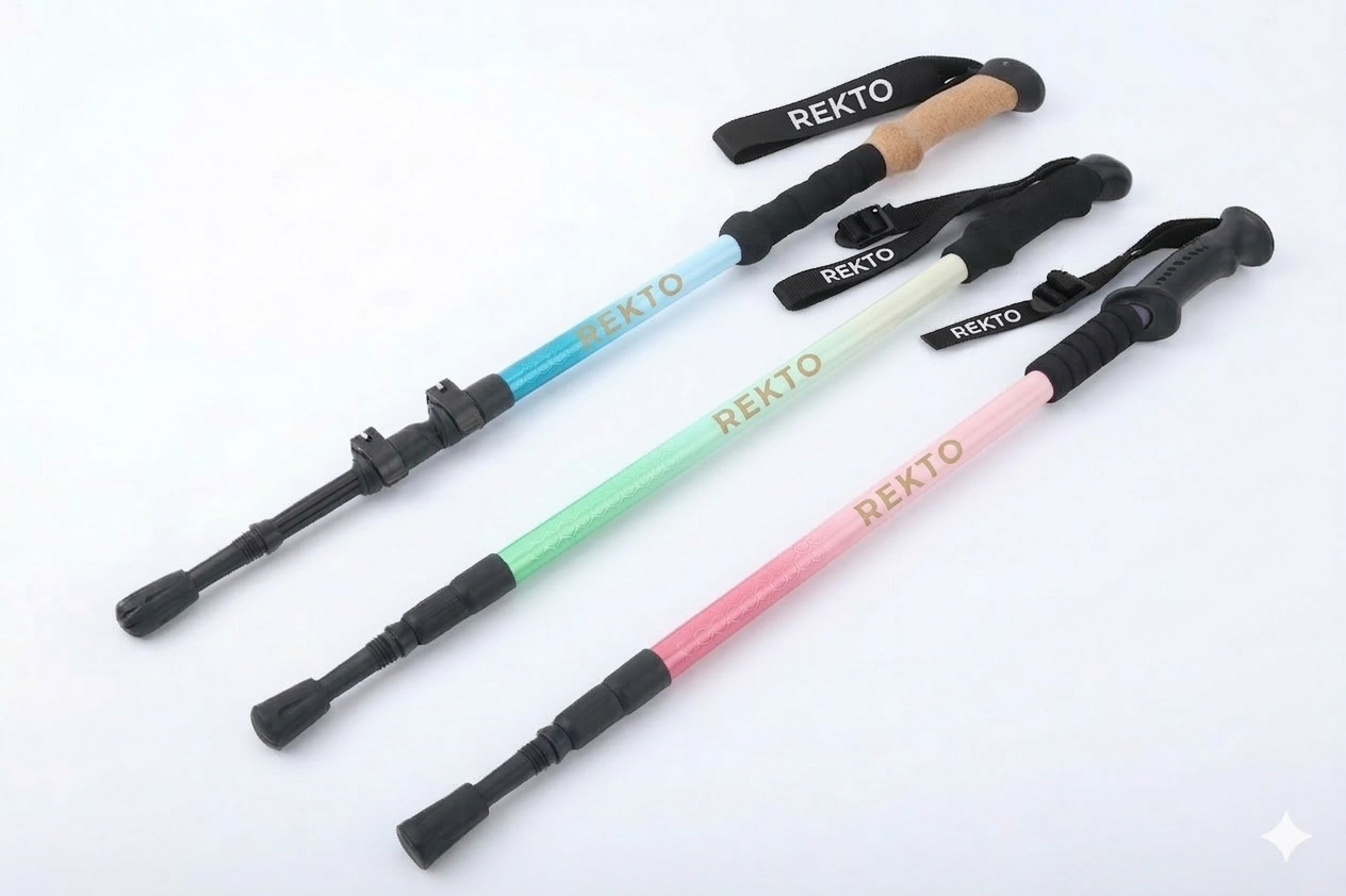 REKTO 맞춤형 하이킹 등산 스틱
